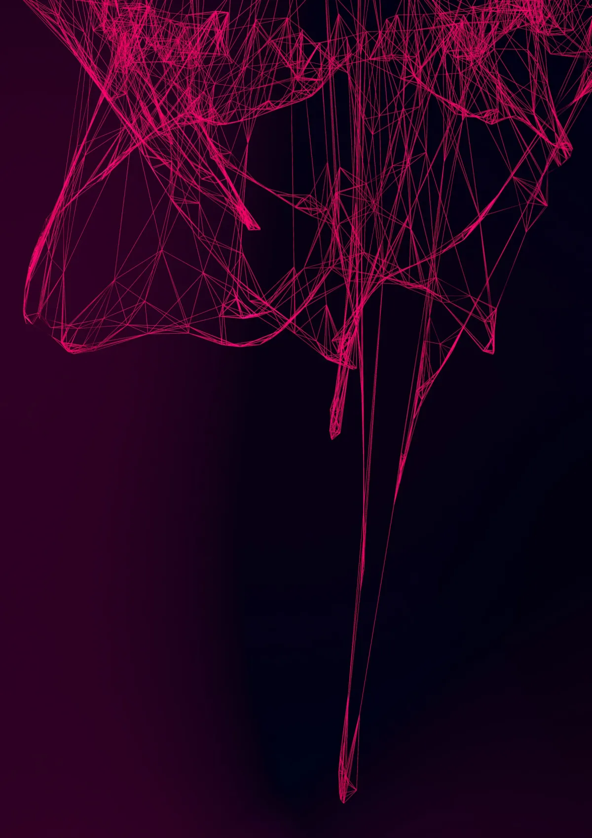 Abstract purple 3D technology artwork for NERUOS products